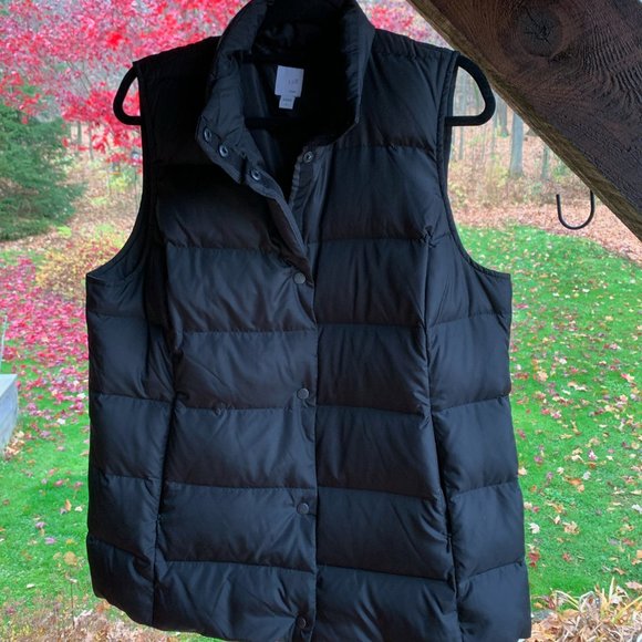 BRAND NEW J.Jill Baby Blue @ ret. $169 down puffer vest Large tall LT - Picture 4 of 4